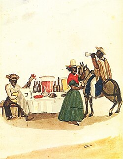 Puesto de chicha en Lima