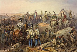 Representación de la Batalla de Neerwinden de 1793