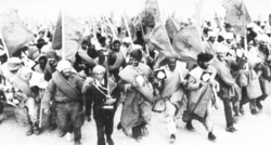 Participantes en la Marcha Verde
