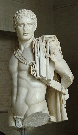 Estatua llamada Diomedes de Múnich, copia romana de un original griego atribuido a Cresilas.