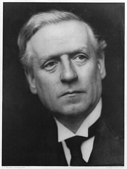 Herbert Henry Asquith, primer ministro británico