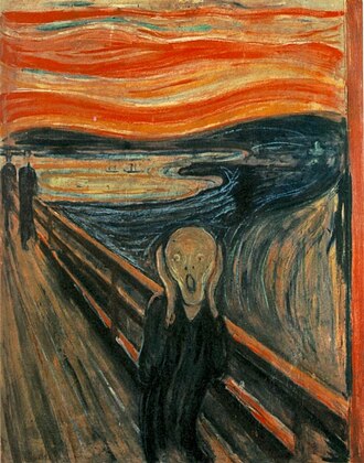 Representación artística que ilustra estados de angustia emocional y psicológica