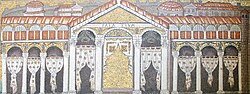 Detalle de mosaico del Palacio de Teodorico en Rávena