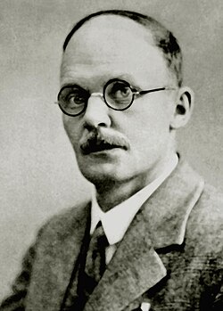 Retrato fotográfico de Hans Geiger en 1928
