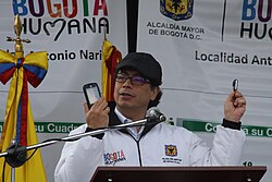 El alcalde Petro en 2012.