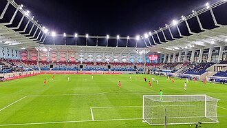Vista general y diseño del Estadio de Luxemburgo