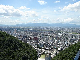 Elementos visuales y geográficos de Gifu