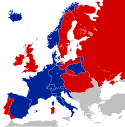 Mapa de Europa en 1812