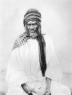 Retrato histórico de Samory Touré, fundador del Imperio de Wassoulou