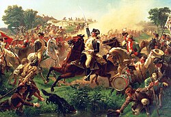 Ilustración de la Batalla de Monmouth