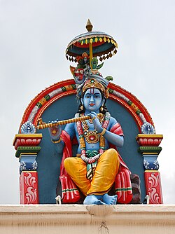 Representación de la divinidad Krishna