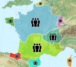 Grupos lingüísticos de Francia