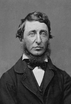 Retrato de Henry David Thoreau en 1856
