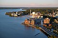 Vista panorámica de Tampere desde la torre Näsinneula