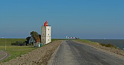 Faro de Ven en el dique Oosterdijk