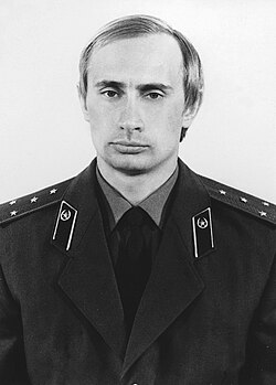 Vladímir Putin en el KGB