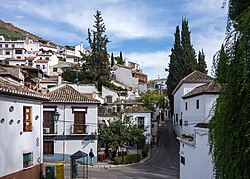 Barrio del Albaicín en Granada