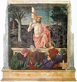 La Resurrección, h. 1463, Sansepolcro