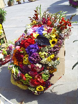 Silleta emblemática de la Feria de las Flores en 2017