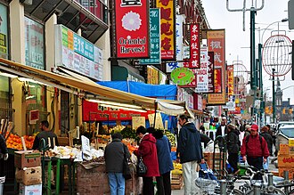 Barrio de Chinatown en Toronto
