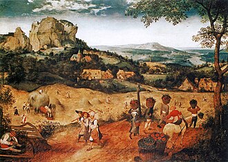 La siega del heno de Pieter Brueghel el Viejo