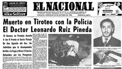 Reseña del asesinato de Leonardo Ruiz Pineda en El Nacional