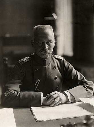 Retrato de Erich von Falkenhayn en 1913