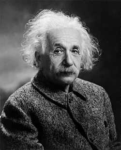 Fotografía de Albert Einstein en 1947.