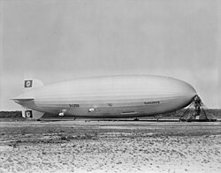Dirigible Graf Zeppelin en 1936