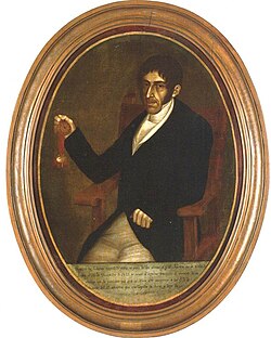 Último retrato conocido de Antonio Nariño en vida