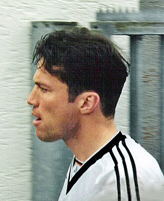 Lothar Matthäus con la camiseta de la selección nacional en 1999