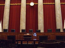 El interior de la Corte Suprema