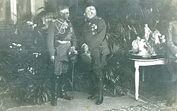 August von Mackensen y el zar Fernando de Bulgaria