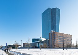 Sede del Banco Central Europeo en Fráncfort