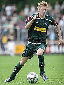Marco Reus jugando para el Borussia Mönchengladbach