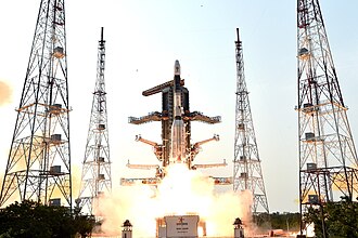 Despegue de GSLV-F08 desde la segunda plataforma de lanzamiento SDSC