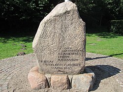 Monumento a los guardias fronterizos en Padborg