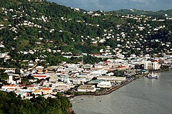 Vista general de Kingstown