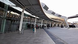 Entrada del aeropuerto de Faro