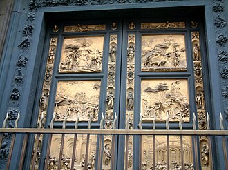 Puertas de bronce del Baptisterio de Florencia