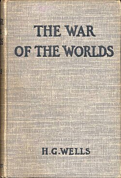 Portada de la primera edición de La guerra de los mundos