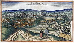 Mapa histórico de Cassovia