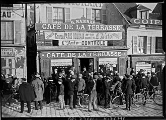 Fotografía histórica de la edición de la París-Roubaix de 1922