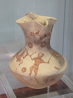 Cerámica numantina expuesta en el Museo Numantino de Soria