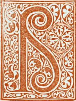 Representación de la letra Beta en una capital del Etymologicum Magnum de 1499