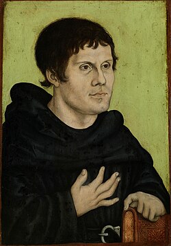 Martín Lutero excomulgado por el Papa León X.