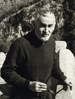 Retrato fotográfico de Jorge Oteiza en 1968