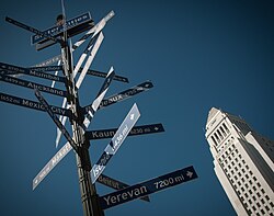Ciudades hermanas de Los Ángeles en Estados Unidos