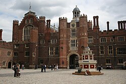 Fotografía histórica del Palacio de Hampton Court