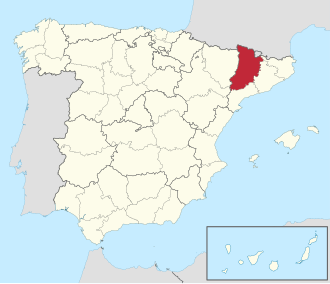 Mapa general de la Provincia de Lérida